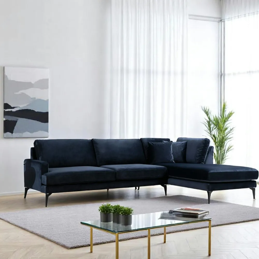 Canapés En Tissu|Canapés 2 Places|SEATTLE Canapé 2 places gris en velours