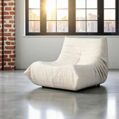 Canapés En Tissu|ARVEN Canapé 2 places velours bleu nuit plissé 145 cm