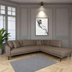 Canapés 3 Places|Canapés D'Angle|AMSTERDAM Canapé d'angle beige sable - côté droit, 290 cm