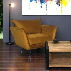 Canapés Marron|Canapés 3 Places|Epika Canapé d'angle droit havane