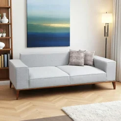 Canapés 3 Places|Canapés D'Angle|LUCCA Canapé d'angle gris - lit d'appoint, côté gauche