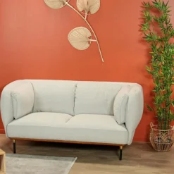 Canapés En Tissu|Canapés 2 Places|GOTEBORG Canapé gris perle en tissu