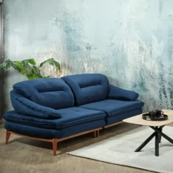 Canapés En Tissu|Canapés 3 Places|HOVE Canapé modulable 3 places blanc crème