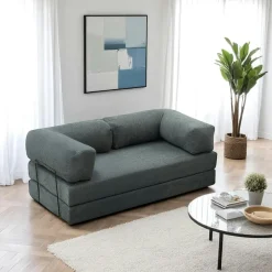 Canapés 2 Places|Canapés Convertibles|ALTEA Canapé-lit anthracite confort, 190 cm