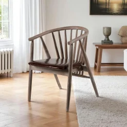 Meubles De Cuisine·Chaises|Chaises En Bois|TENA Chaise à barreaux - velours taupe