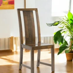 Chaises En Bois|Meubles De Cuisine·Chaises|Gala Chaise coloniale bois hévéa massif