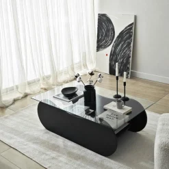 Meubles De Cuisine·Chaises|Chaises Velours|Java Chaise de salle à manger en velours bleu (lot de 2)