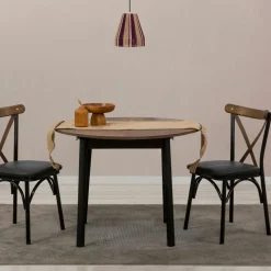 Meubles De Cuisine·Chaises|Chaises Velours|TARAZ Chaise de salle à manger moutarde motif damier (lot de 2)