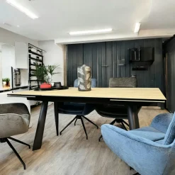 Univers Déco·Design Contemporain|Chaises Capitonnées|Melbourne Chaise en velours bleu (lot de 2)