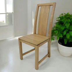 Chaises En Bois|Chaises Contemporaines|Helena Chaise Hévéa dossier haut 45x52x105cm