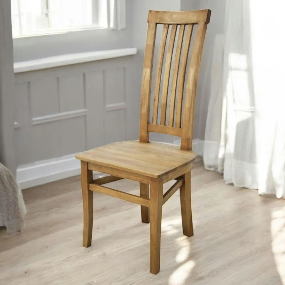 Chaises En Bois|Meubles De Cuisine·Chaises|Maori Chaise Hévéa 45x51x110cm