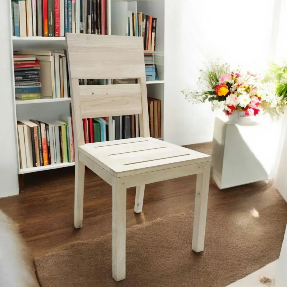 Chaises En Bois|Chaises Contemporaines|Olga Chaise Hévéa 52x45x95cm