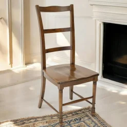 Chaises En Bois|Meubles De Cuisine·Chaises|Tradition Chaise Hévéa 46x54x106cm