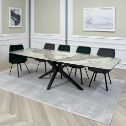 Meubles De Cuisine·Chaises|Chaises Avec Accoudoirs|LOMBARDIE Chaise pivotante beige bi-matière, dossier en T (lot de 2)