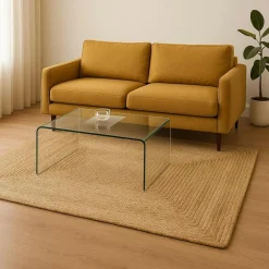 Chaises Contemporaines|Meubles De Cuisine·Chaises|AMSTERDAM Chaise pivotante blanc sable avec couture (lot de 2)