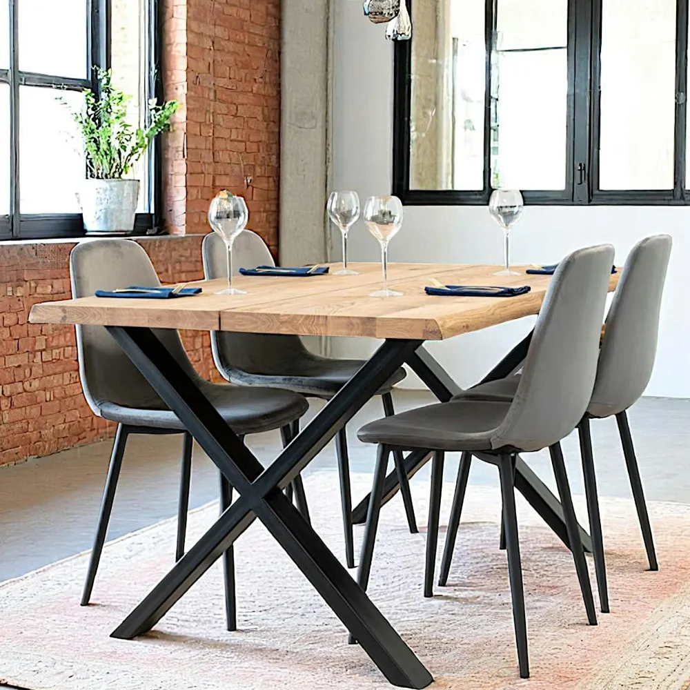 Meubles De Cuisine·Chaises|AMSTERDAM Chaise pivotante marron avec accoudoirs et motif couture (lot de 2)