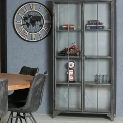 Chaises Capitonnées|Chaises Contemporaines|IENA Chaise rotative tissu anthracite (lot de 2)