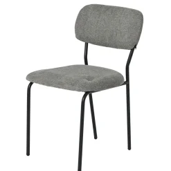 Meubles De Cuisine·Chaises|Chaises Vintage|MALANG Chaise tissu vert foncé style écolier (lot de 2)