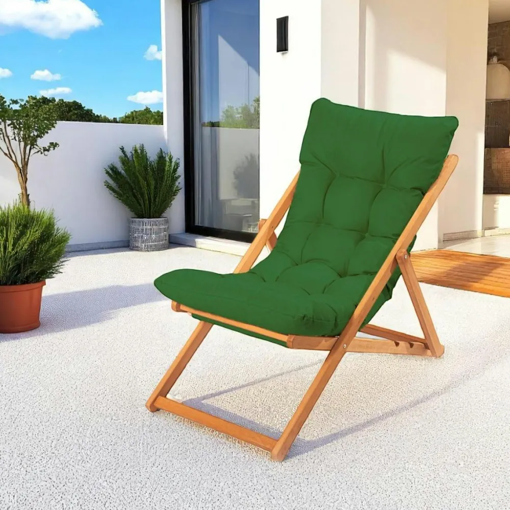 Transats / Bains De Soleil|SORA Chilienne beige confort - pliante, inclinable