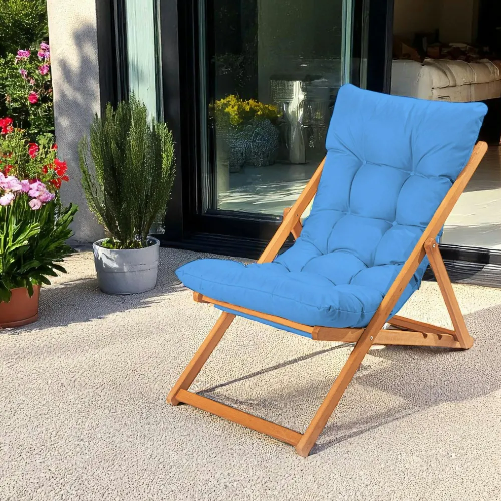 Transats / Bains De Soleil|SORA Chilienne beige confort - pliante, inclinable