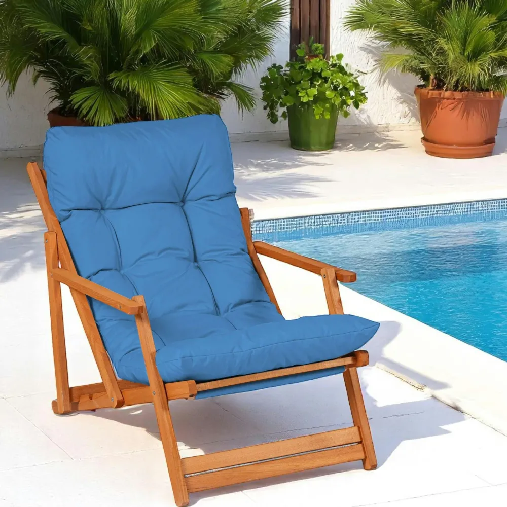 Transats / Bains De Soleil|SORA Chilienne beige confort - pliante, inclinable