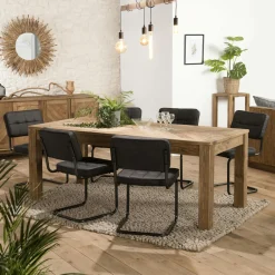 Univers Déco·Maison De Campagne|Rangements Déco·Malles|DENVER Coffre de rangement en bois de pin recyclé