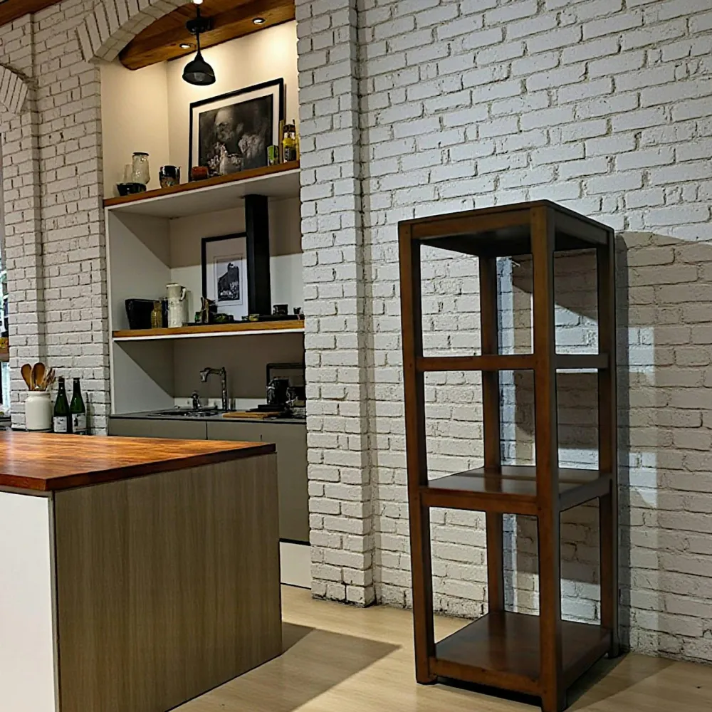 Meubles De Salon·Colonnes De Rangement|Meubles De Rangement·Colonnes De Rangement|Gala Colonne Hévéa 3 étages 45x45x130cm