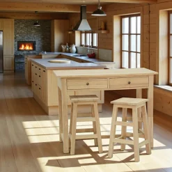 Commodes Blanches|Commodes En Bois|BYRON Commode moderne effet chêne 4 tiroirs blancs