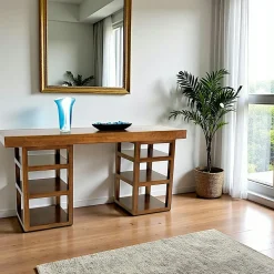 Consoles En Bois|Consoles En Bois|Maori Console / Bureau hévéa 160CM