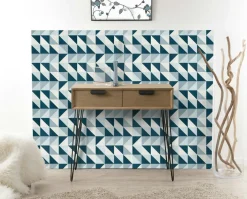 Consoles Industrielles|Consoles Industrielles| Console bois pieds épingle style rétro