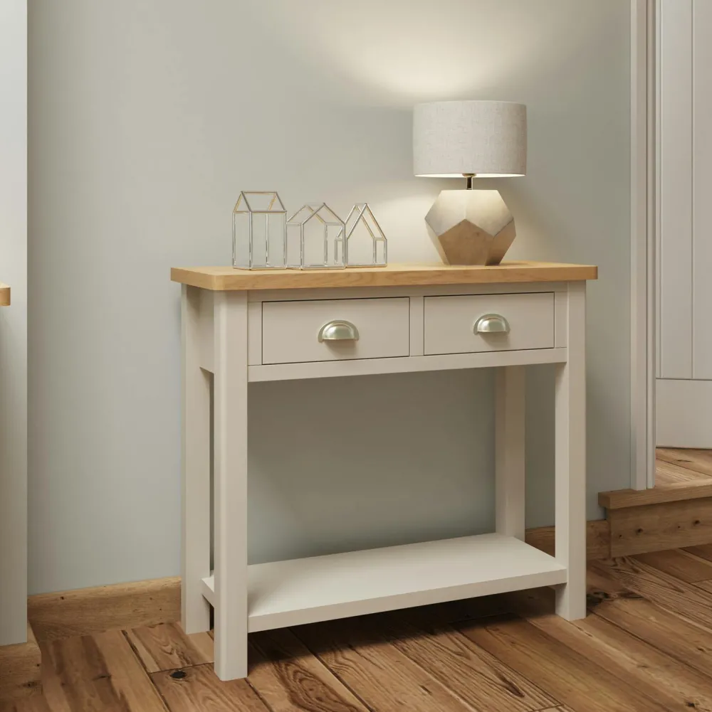 Consoles En Bois|Consoles En Bois|BATH Console de salon en bois finition gris clair