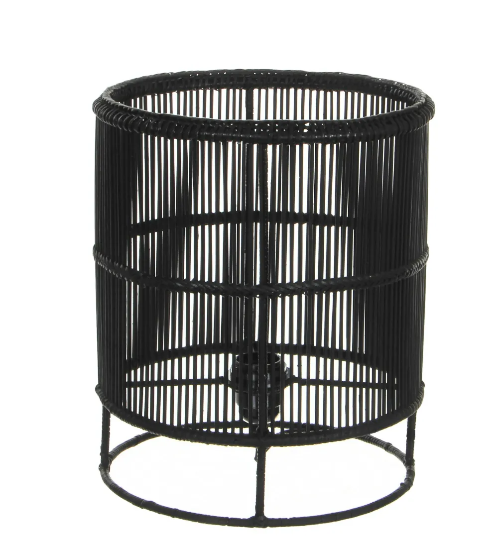 Consoles En Bois|Consoles En Bois|MARFA Console de salon noire ovale - pieds en V, effet bois