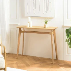 Consoles Scandinaves|Consoles En Bois|AMSTERDAM Console d'entrée chêne massif naturel