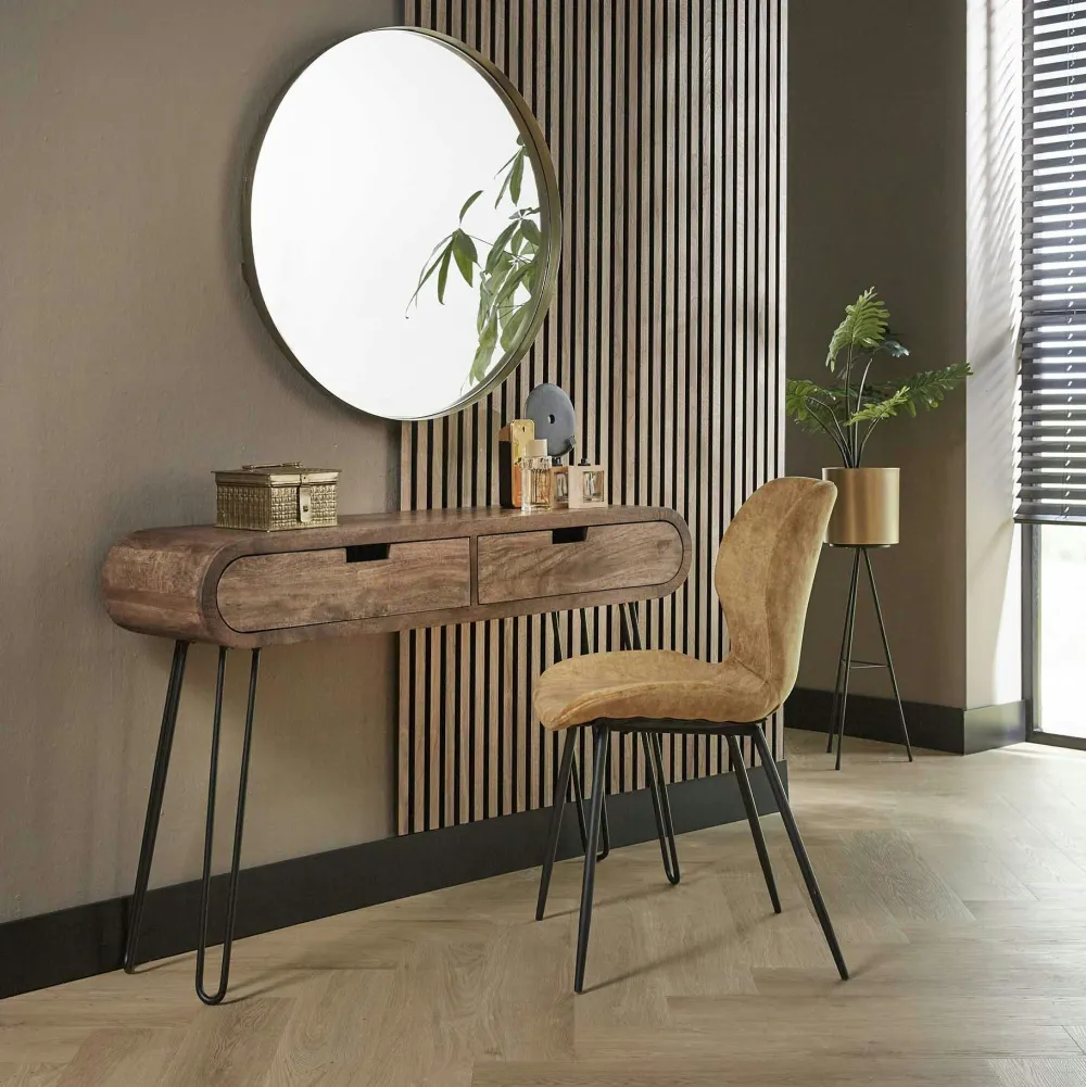 Univers Déco·Scandinave Hygge|Consoles En Bois|Niagara Console en bois forme oblongue