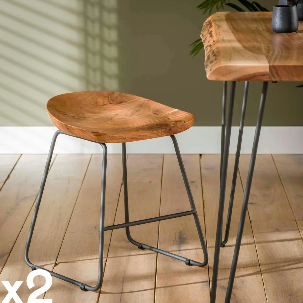 Univers Déco·Scandinave Hygge|Consoles En Bois|Niagara Console en bois forme oblongue