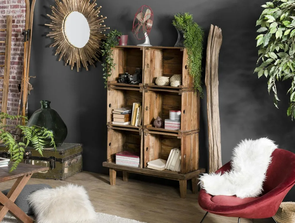 Univers Déco·Scandinave Hygge|Consoles En Bois|MASSA Console marbre et bois