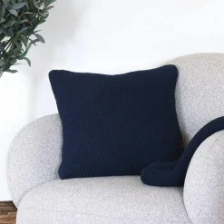 Textile·Coussins|BRUGES Coussin de canapé blanc avec motif en relief