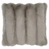 Textile·Coussins|BRUGES Coussin en fausse fourrure beige taupe