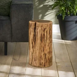 Bouts De Canapé En Bois|OTTAWA Cube en bois exotique