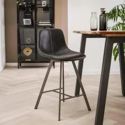 Lampes À Poser·Lampe Style Industriel|RALF Cube lumineux industriel finition argent vieilli