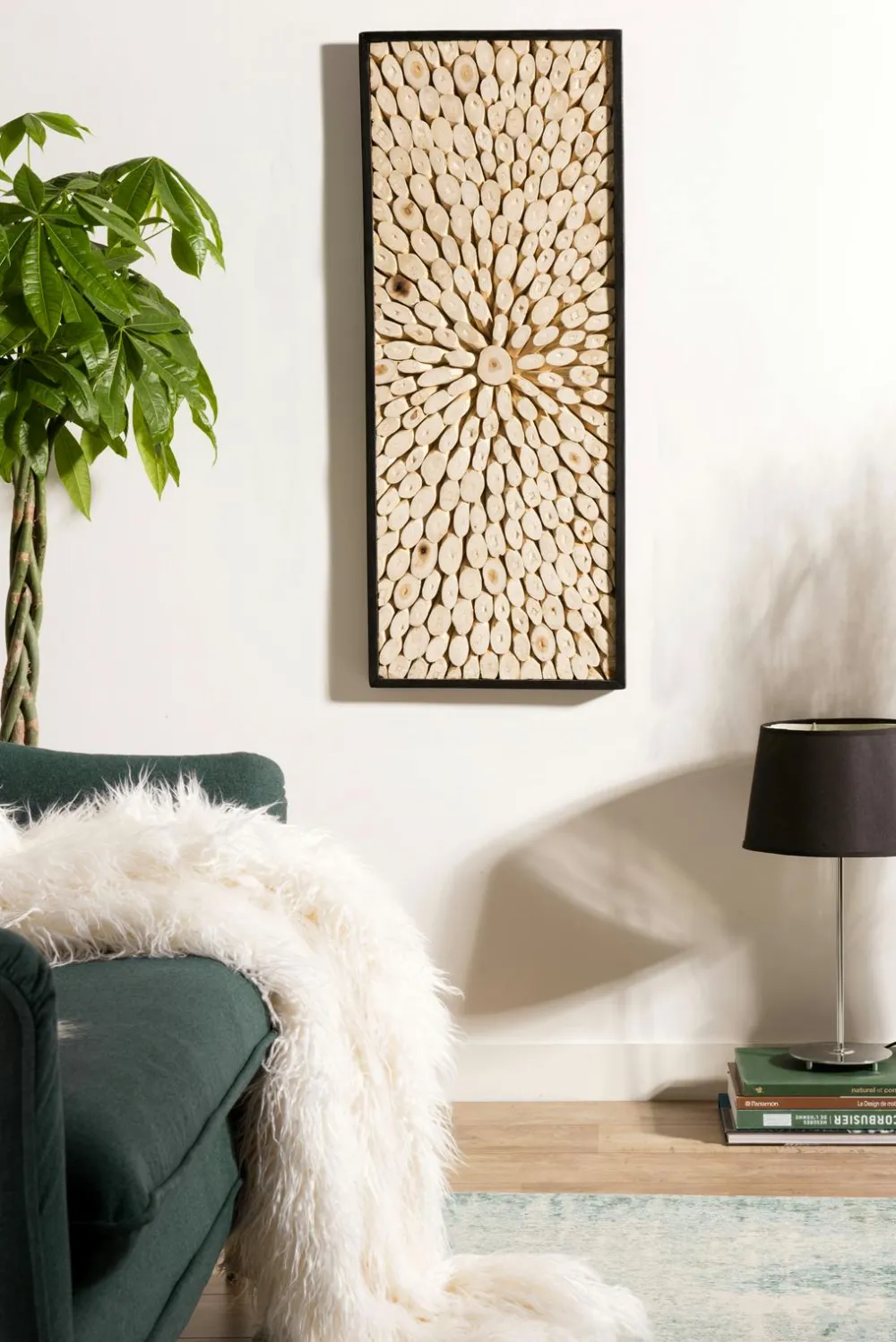 Décorations Murales| Décoration murale bois flotté ronde PM OTTAWA