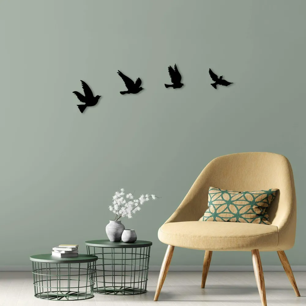 Décorations Murales| Décoration murale métal et bois – Acacia