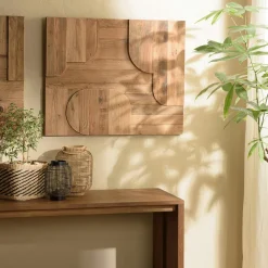 Univers Déco·Maison De Campagne|Décorations Murales|DENVER Décoration murale pin recyclé 6 éléments géométriques