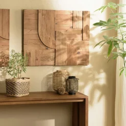 Univers Déco·Maison De Campagne|Décorations Murales|DENVER Décoration murale pin recyclé formes en relief