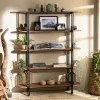 Etagères Industrielle|Swing Etagère 5 niveaux en teck massif L140 x H180 cm