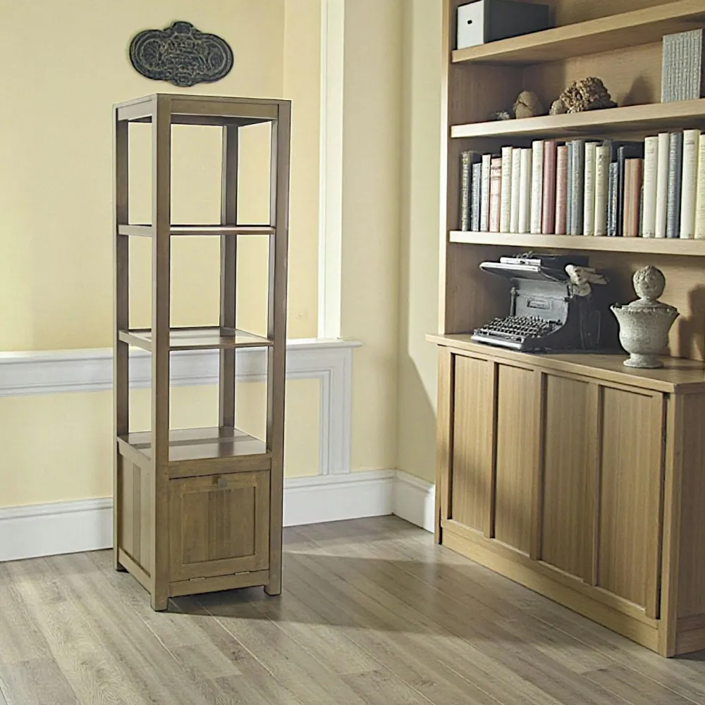 Meubles De Salon·Colonnes De Rangement|Meubles De Rangement·Colonnes De Rangement|Gala Etagère colonne 1 porte hévéa 162cm