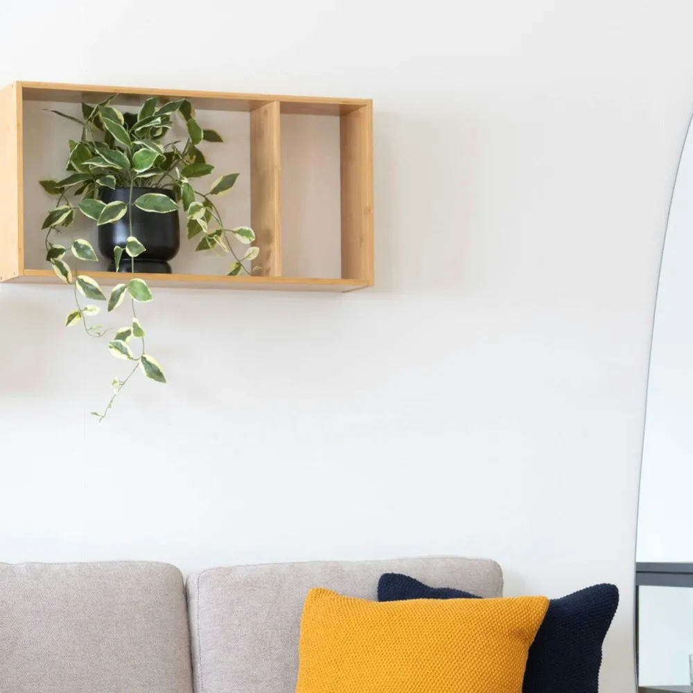 Meubles De Salon·Etagères Murales|Meubles De Rangement·Etagères Murales|TALLINN Etagère murale cadre en bambou