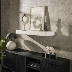 Meubles De Salon·Etagères Murales|Meubles De Rangement·Etagères Murales|TAJ Etagère murale noire 150 cm