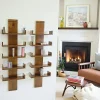 Meubles De Salon·Etagères Murales|Meubles De Rangement·Etagères Murales|Helena Etagères range CD hévéa (lot de 2)