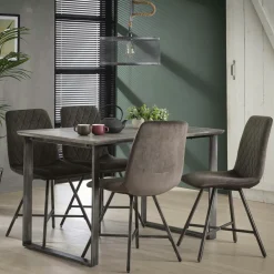 Chaises Velours|Chaises Contemporaines|FLORENCE Fauteuil de table contemporain velours noir (lot de 2)